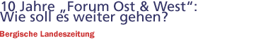 FORUM OST & WEST